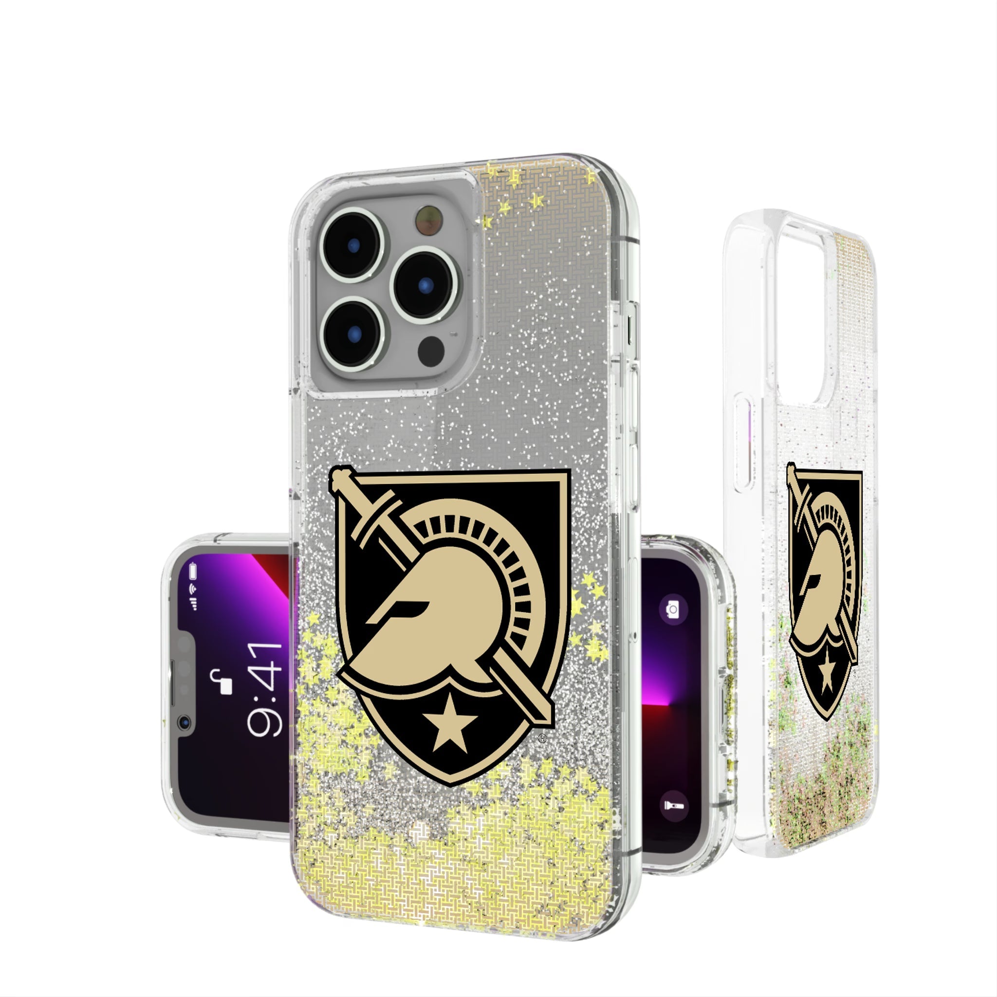 United States Military Academy Black Knights Linen Glitter Phone Case - Sports Gifts, Sports Memorabilia, Sports Collectibles, Fan Shop