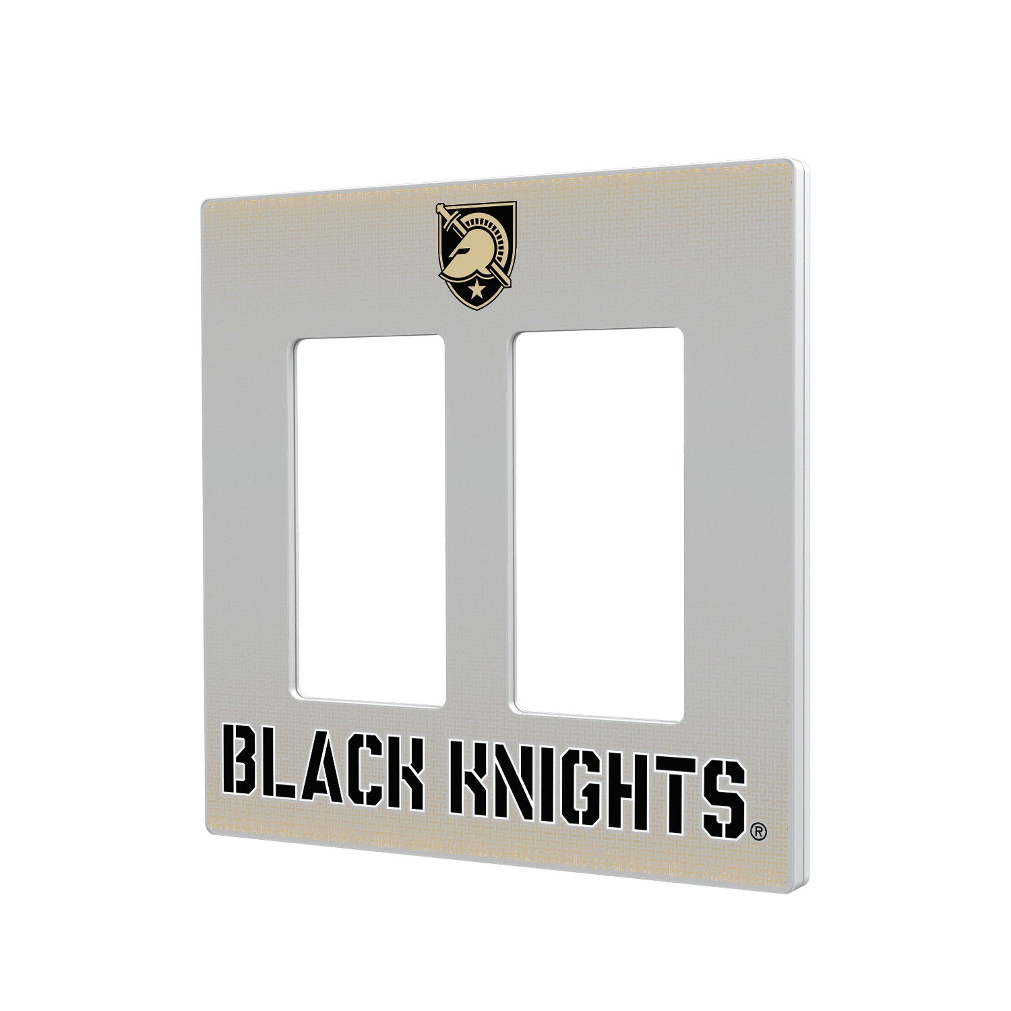 United States Military Academy Black Knights Linen Hidden-Screw Light Switch Plate