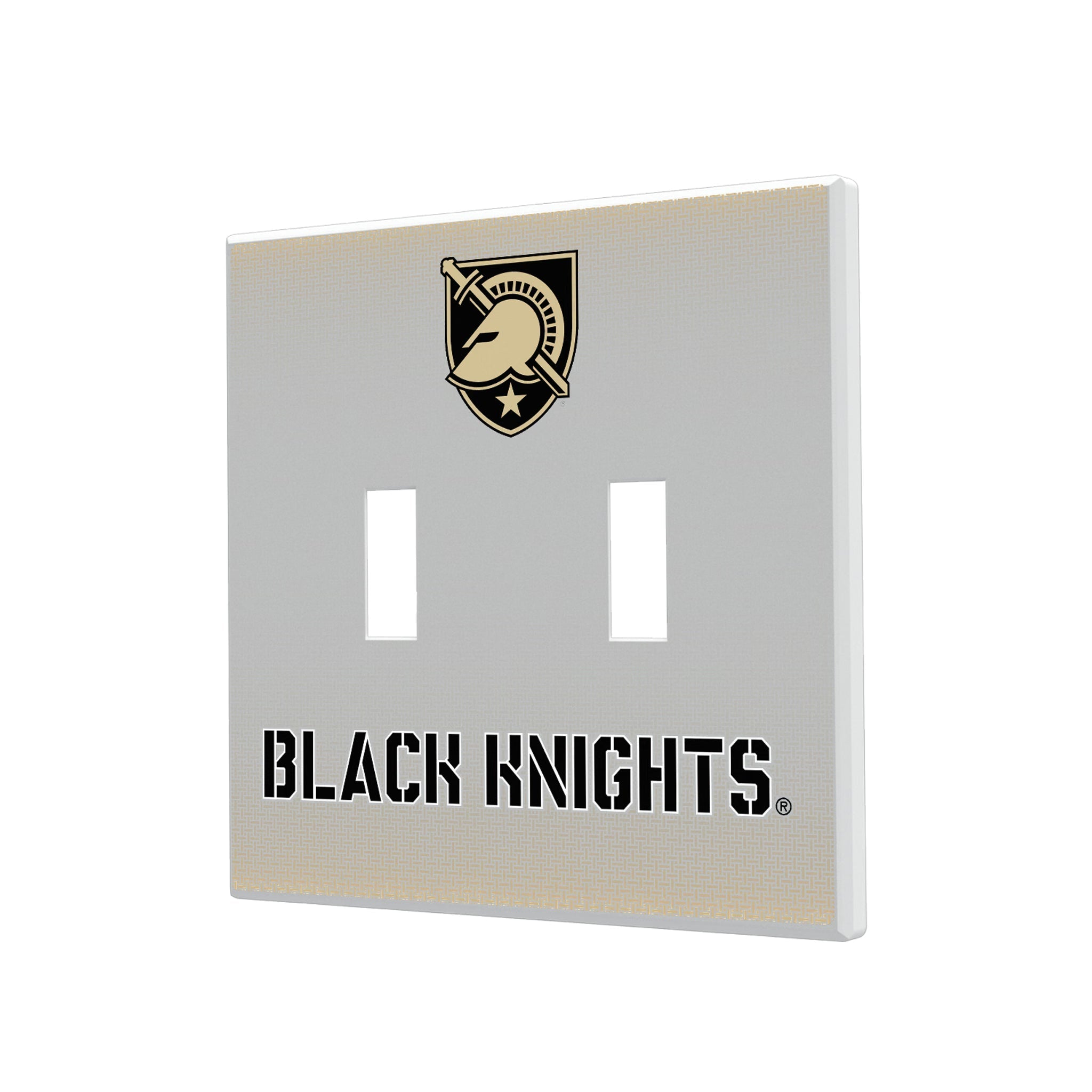 United States Military Academy Black Knights Linen Hidden-Screw Light Switch Plate