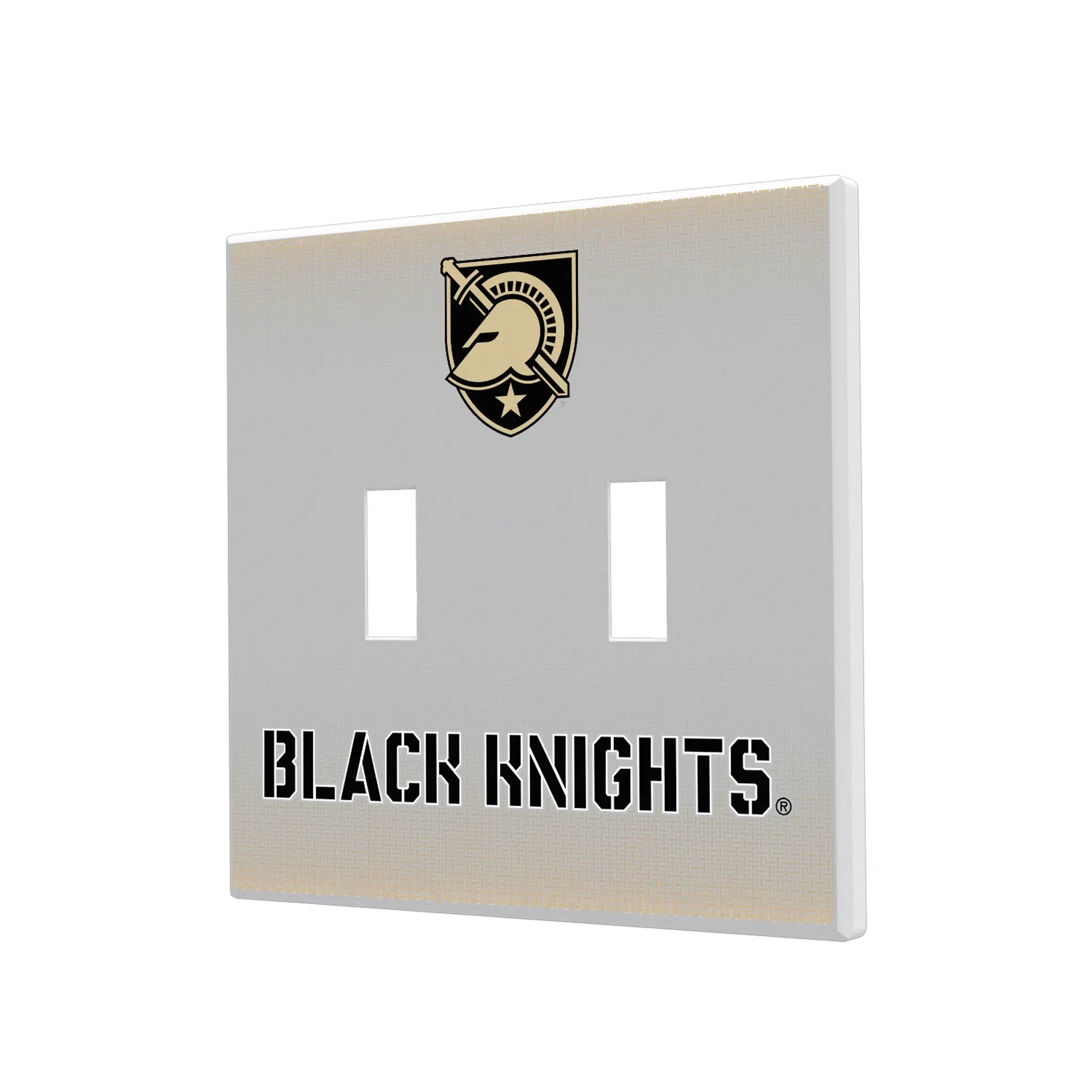 United States Military Academy Black Knights Linen Hidden-Screw Light Switch Plate