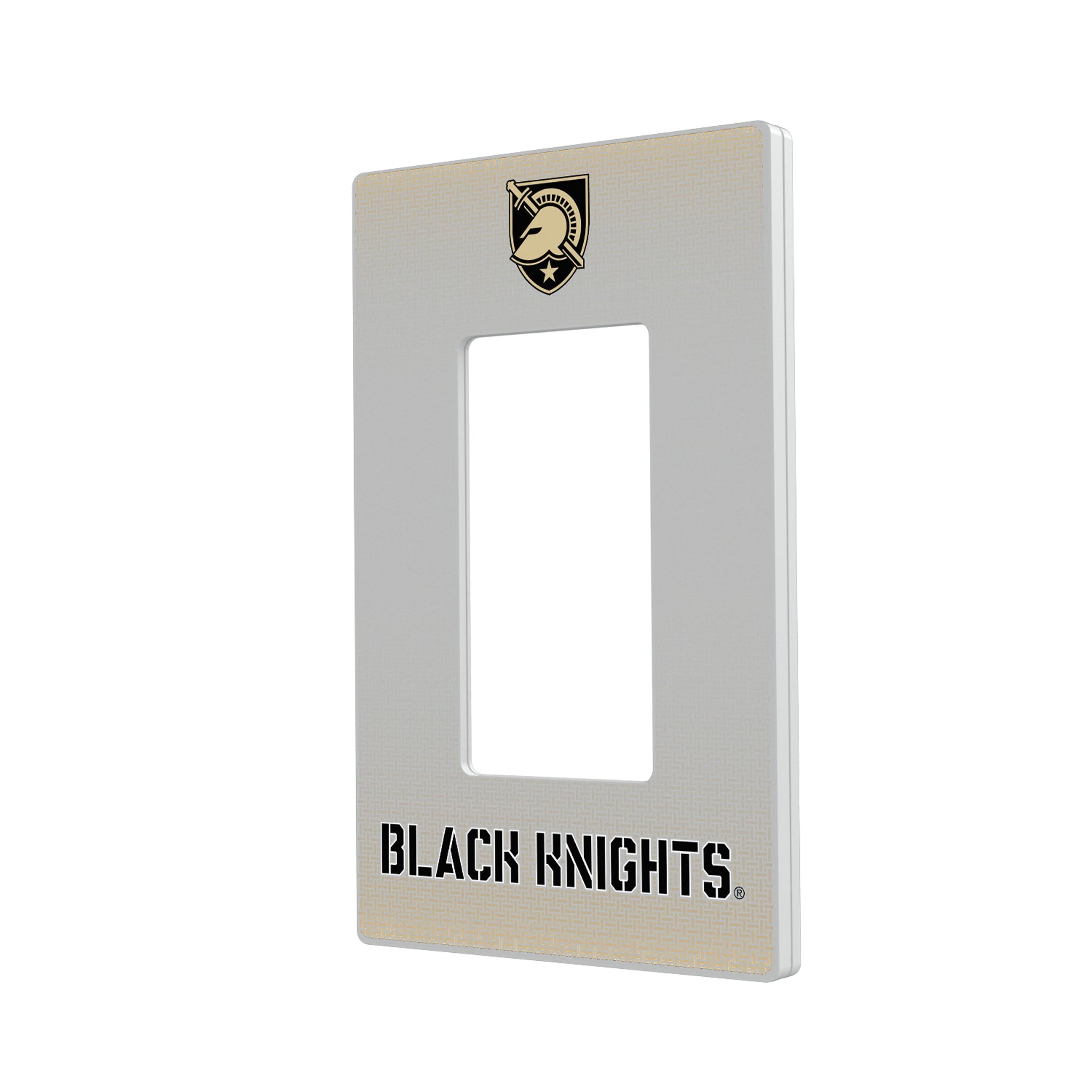 United States Military Academy Black Knights Linen Hidden-Screw Light Switch Plate