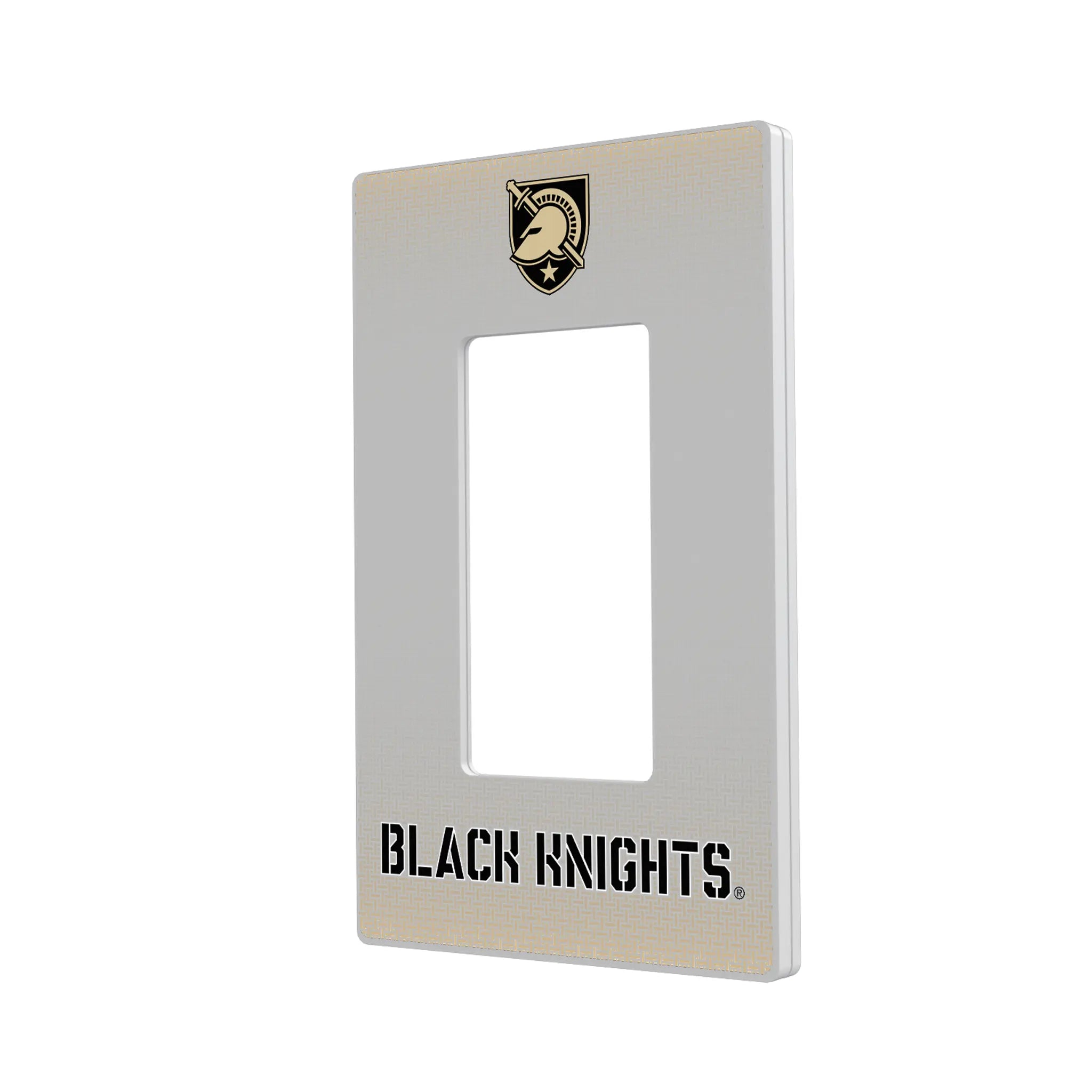 United States Military Academy Black Knights Linen Hidden-Screw Light Switch Plate