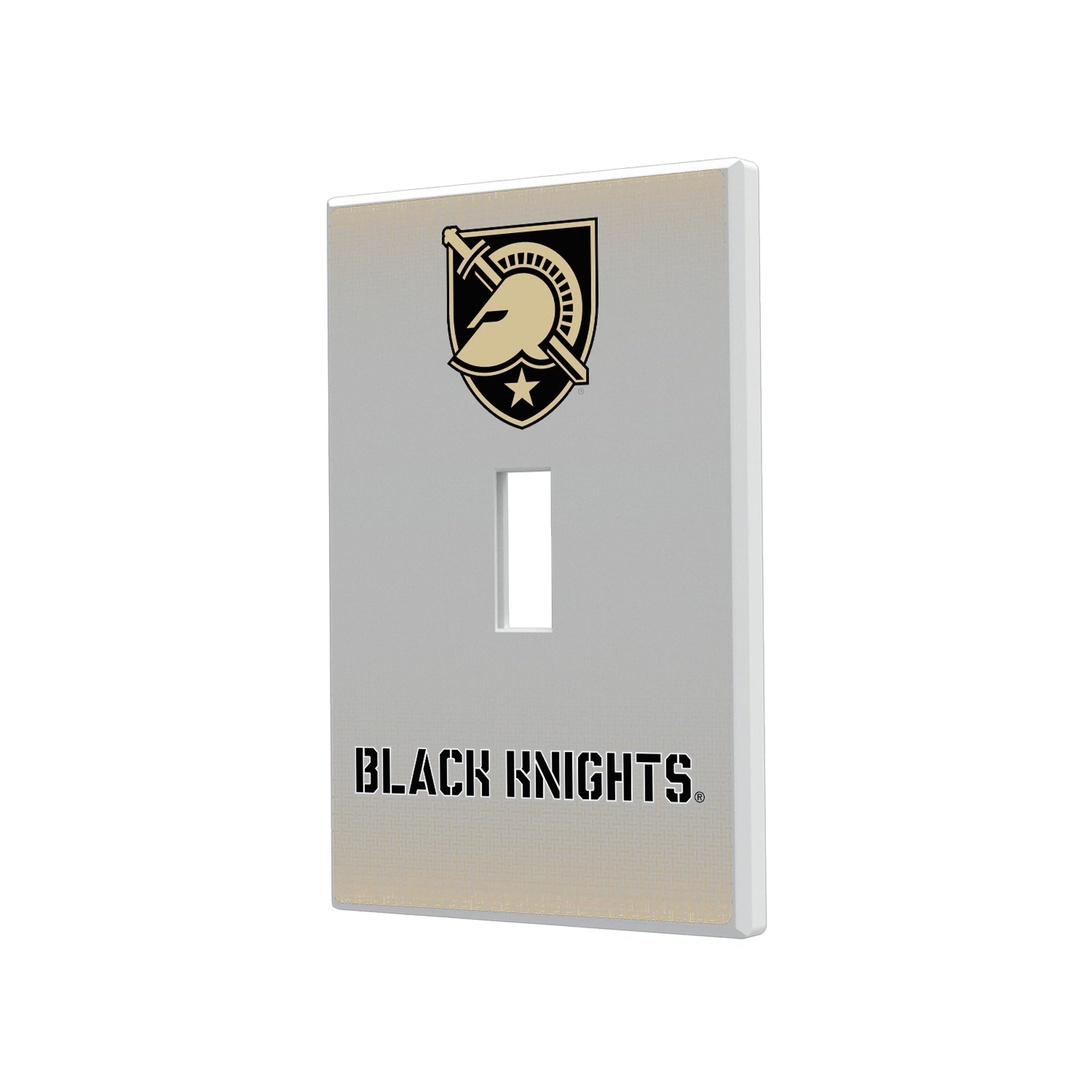 United States Military Academy Black Knights Linen Hidden-Screw Light Switch Plate