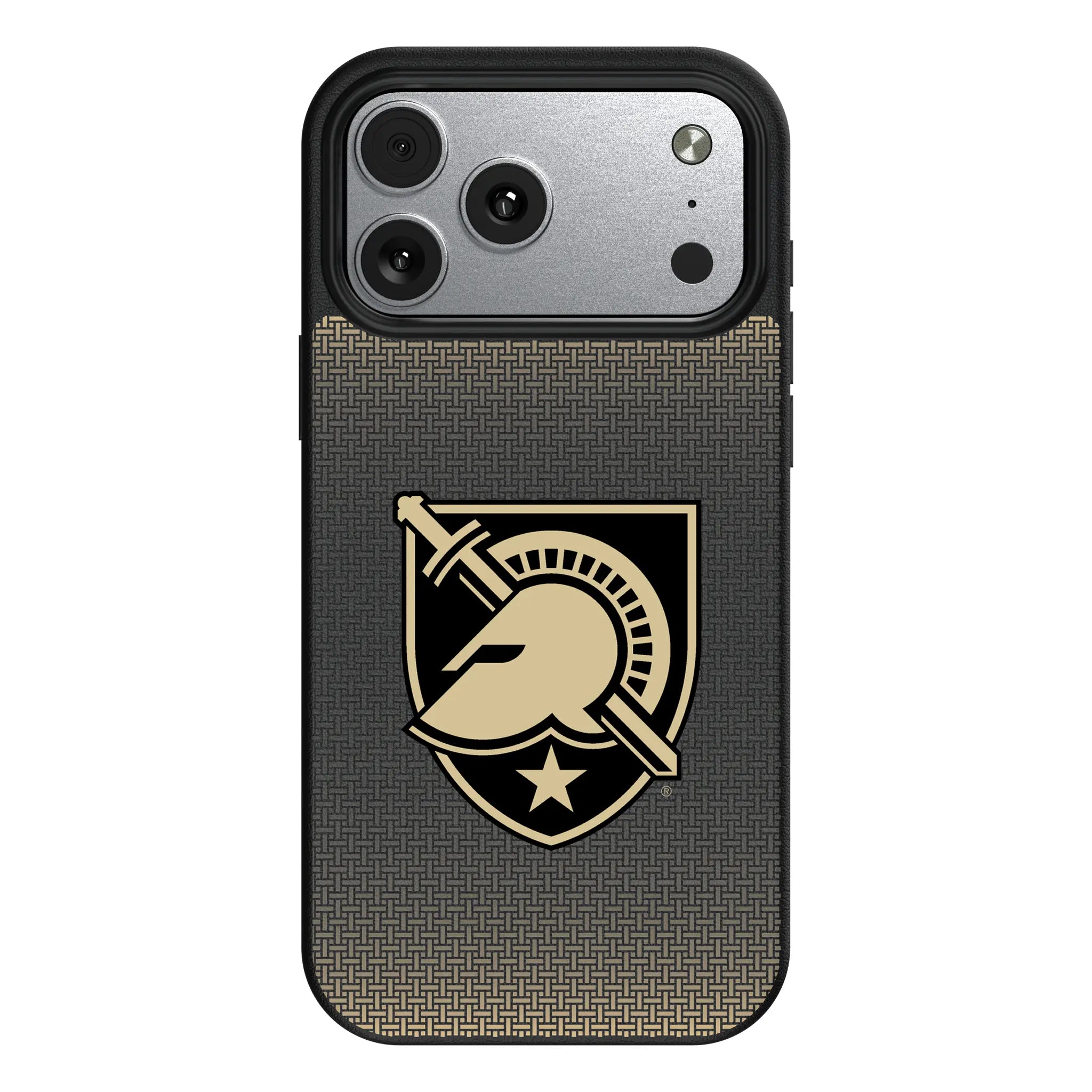 United States Military Academy Black Knights Linen MagSafe Compatible Phone Case for Apple iPhone