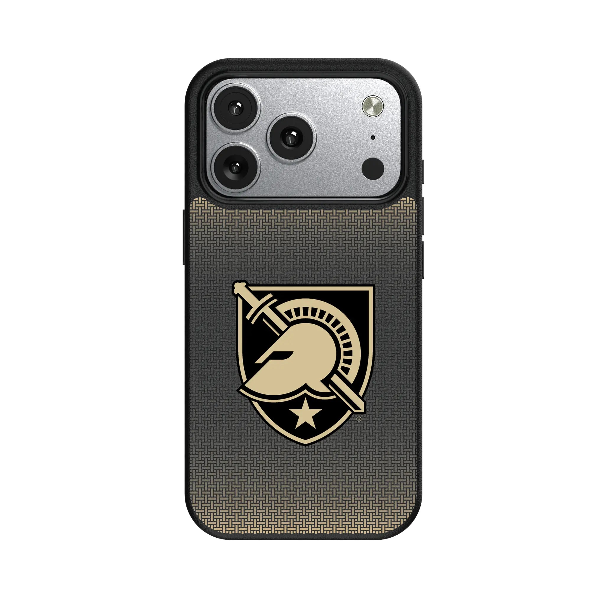 United States Military Academy Black Knights Linen MagSafe Compatible Phone Case for Apple iPhone