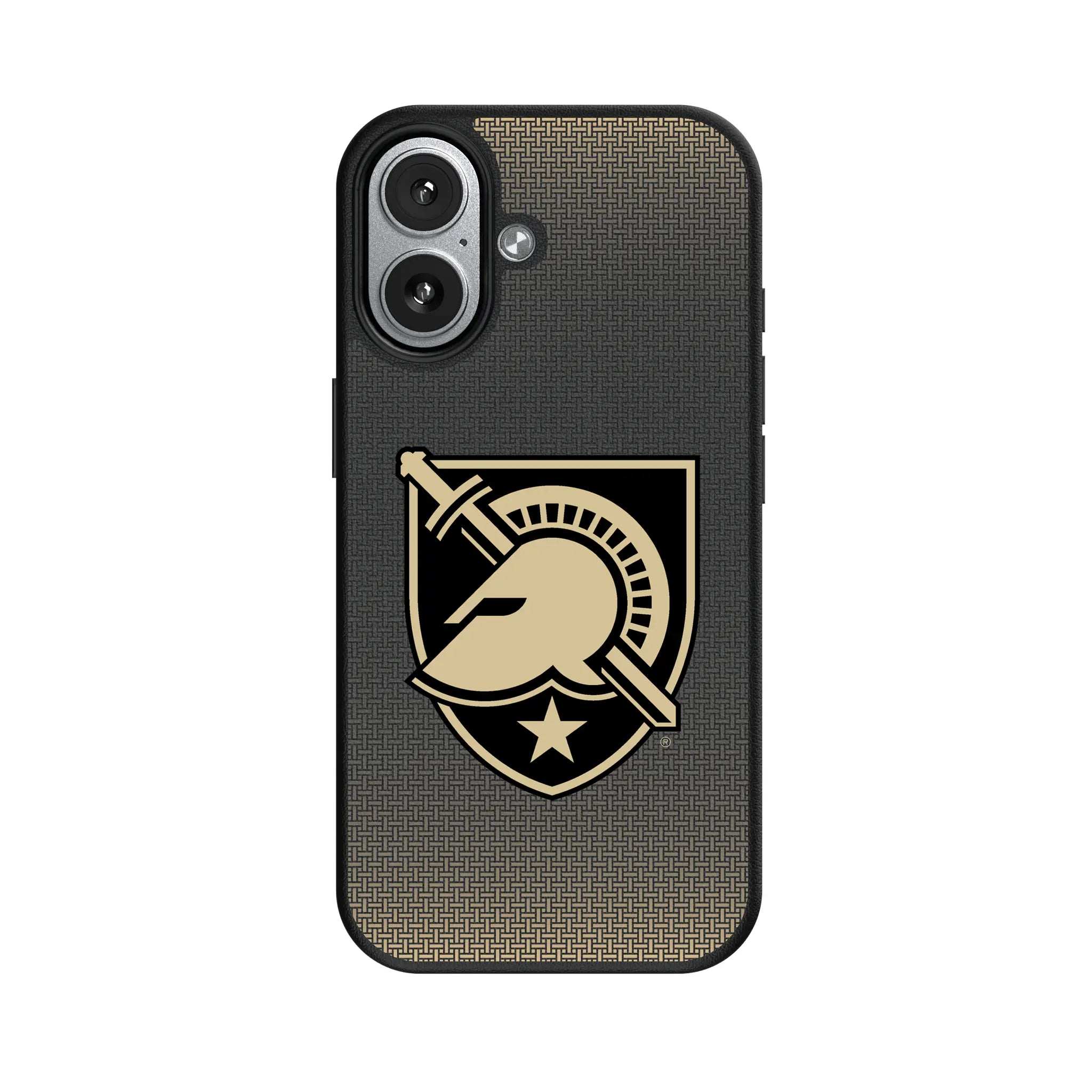 United States Military Academy Black Knights Linen MagSafe Compatible Phone Case for Apple iPhone