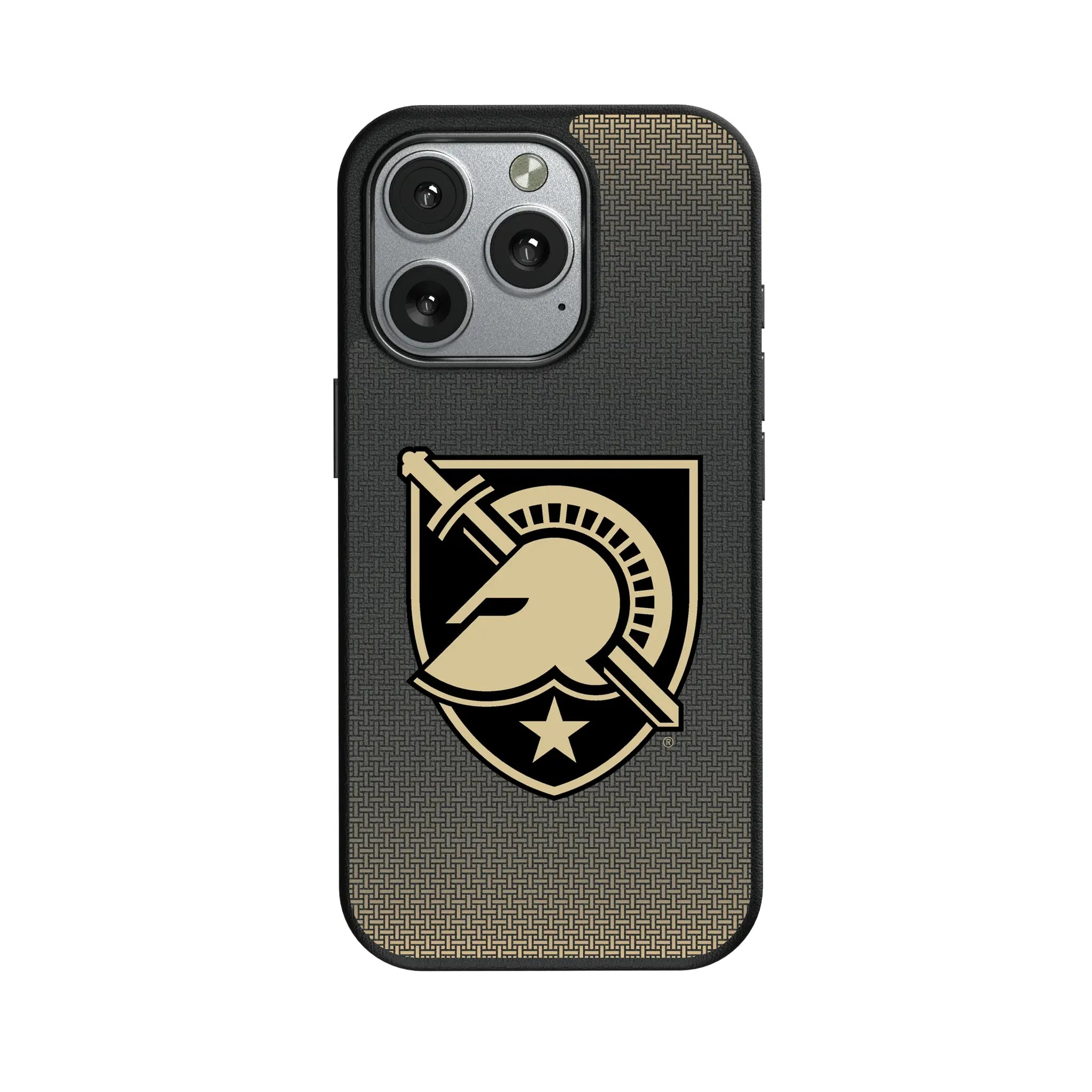 United States Military Academy Black Knights Linen MagSafe Compatible Phone Case for Apple iPhone