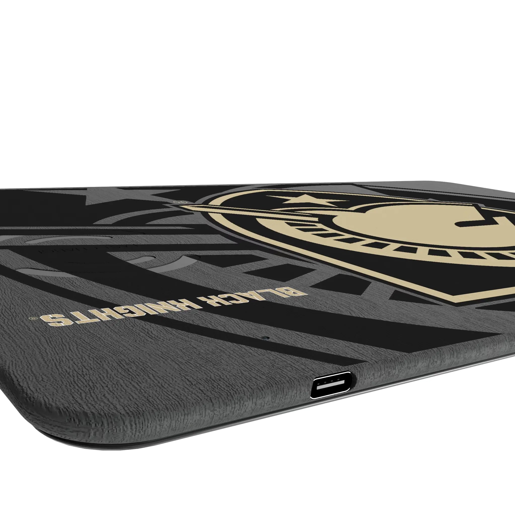 United States Military Academy Black Knights Monocolor Tilt 15-Watt Wireless Charger and Mouse Pad