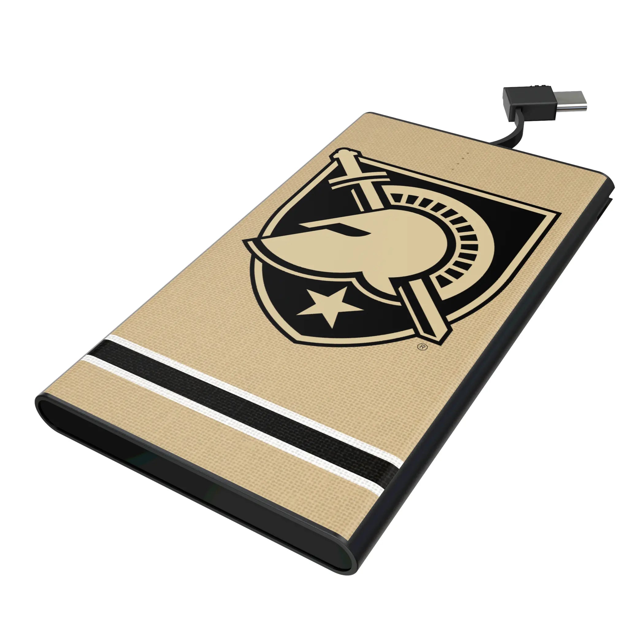 United States Military Academy Black Knights Stripe 5000mAh Flat Powerbank