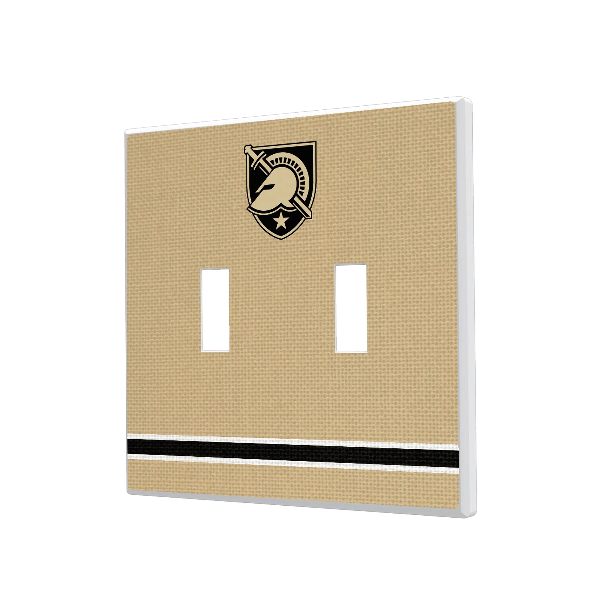 United States Military Academy Black Knights Stripe Hidden-Screw Light Switch Plate