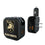 United States Military Academy Black Knights Text Backdrop 2 in 1 USB A/C Charger