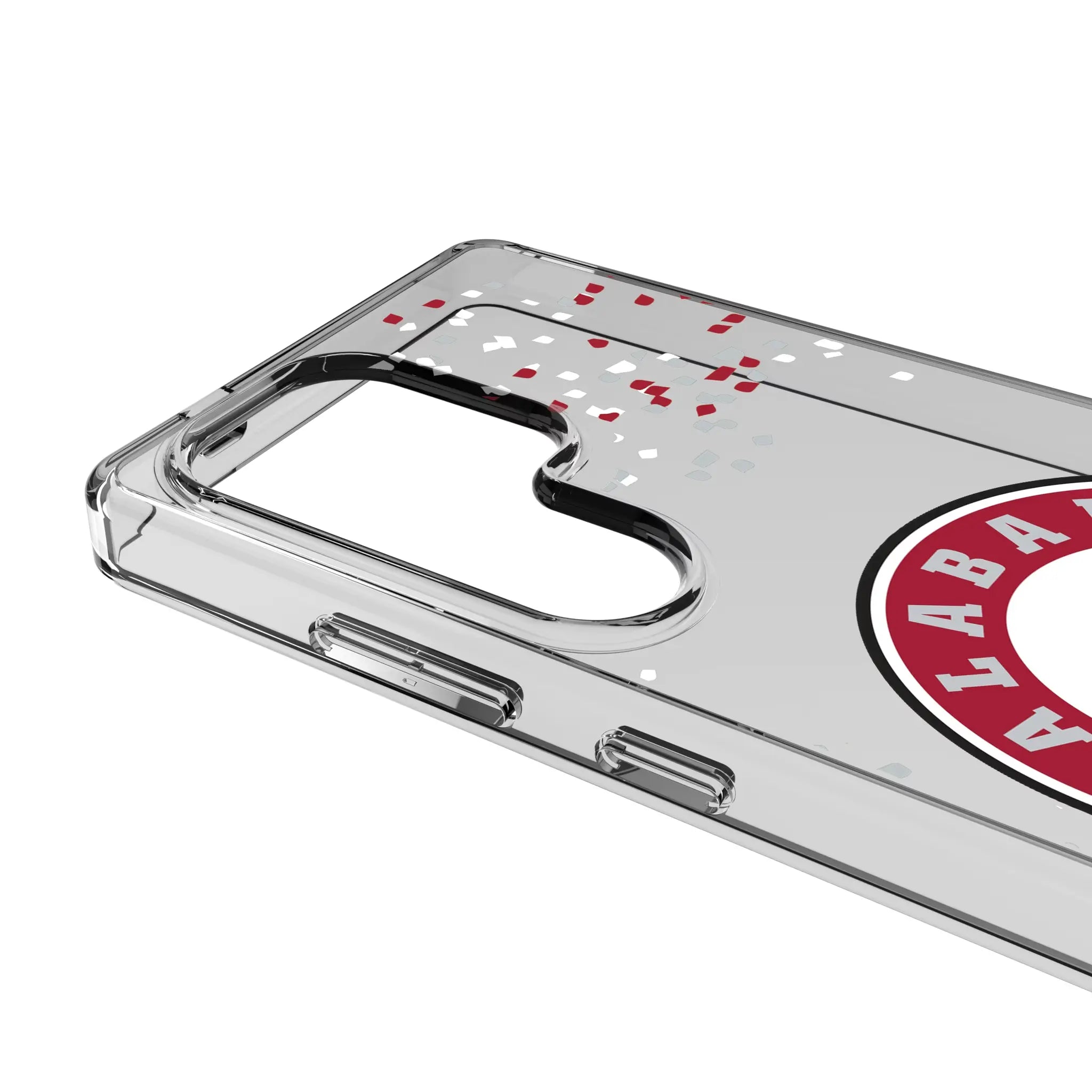 University of Alabama Crimson Tide Confetti Clear Phone Case for Samsung Galaxy