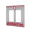 University of Alabama Crimson Tide Linen Hidden-Screw Light Switch Plate