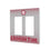 University of Alabama Crimson Tide Linen Hidden-Screw Light Switch Plate