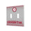 University of Alabama Crimson Tide Linen Hidden-Screw Light Switch Plate
