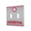 University of Alabama Crimson Tide Linen Hidden-Screw Light Switch Plate