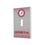 University of Alabama Crimson Tide Linen Hidden-Screw Light Switch Plate