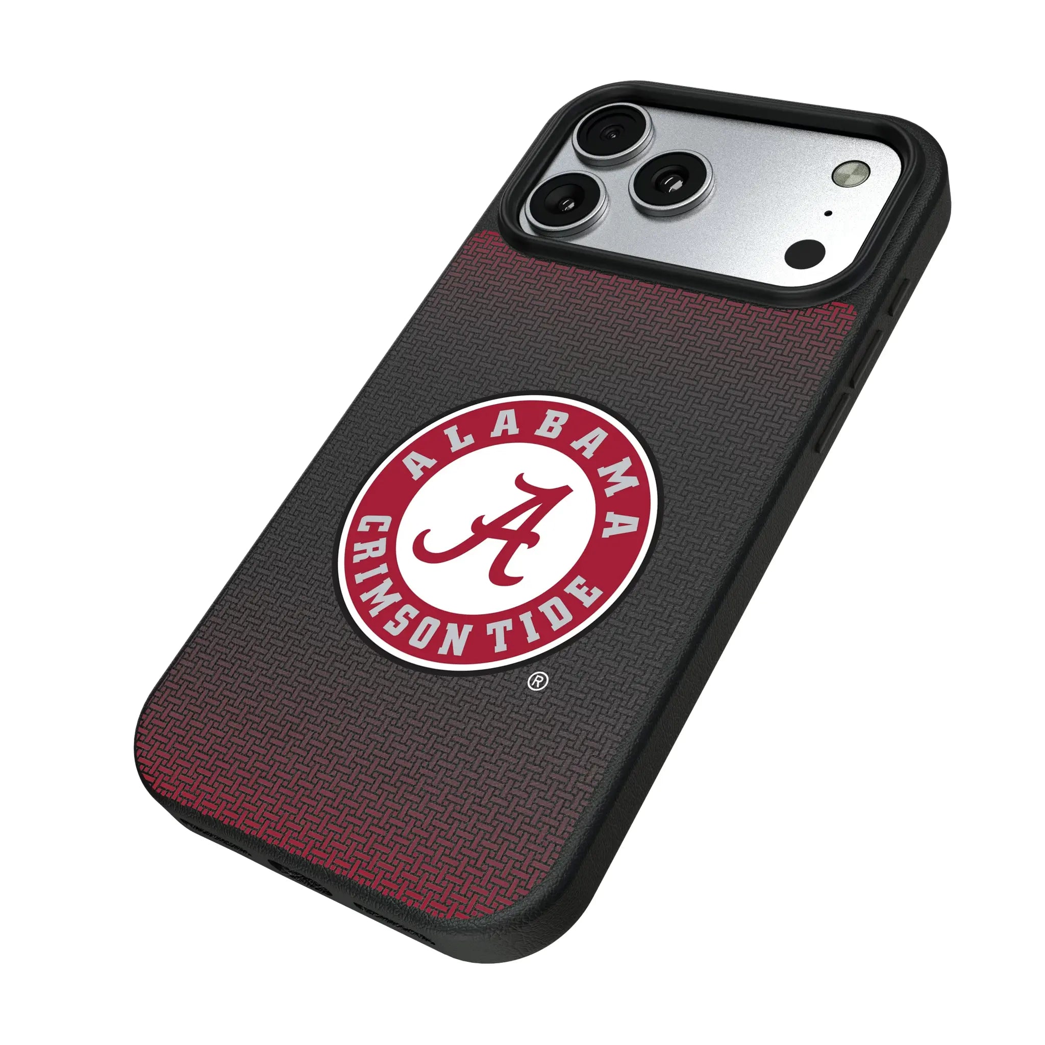 University of Alabama Crimson Tide Linen MagSafe Compatible Phone Case for Apple iPhone