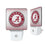 University of Alabama Crimson Tide Linen Night Light 2-Pack