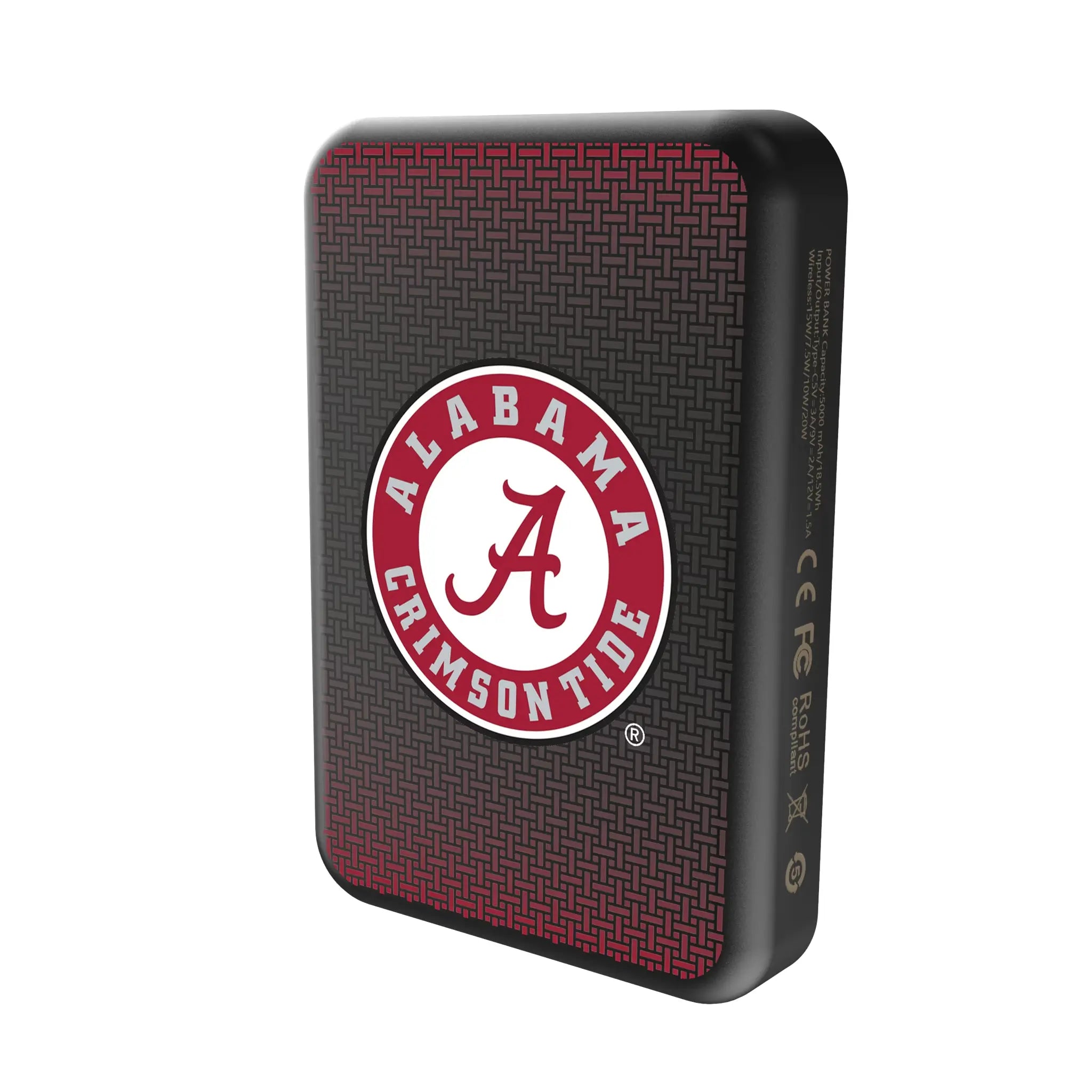 University of Alabama Crimson Tide Linen Wireless Mag Power Bank