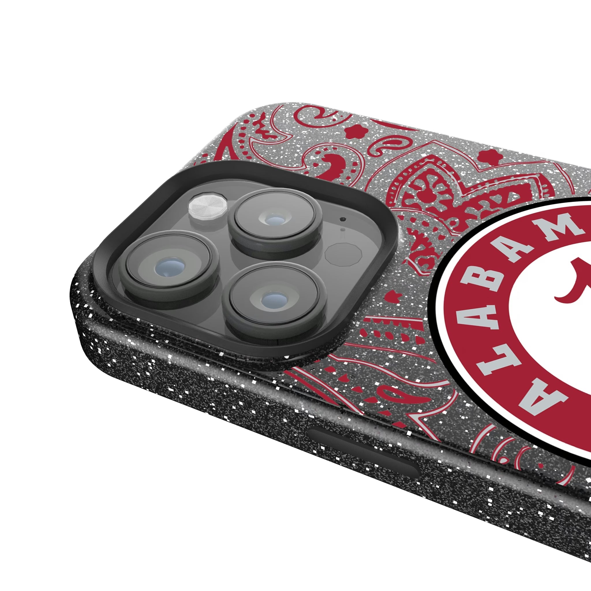 University of Alabama Crimson Tide Paisley Bling Phone Case