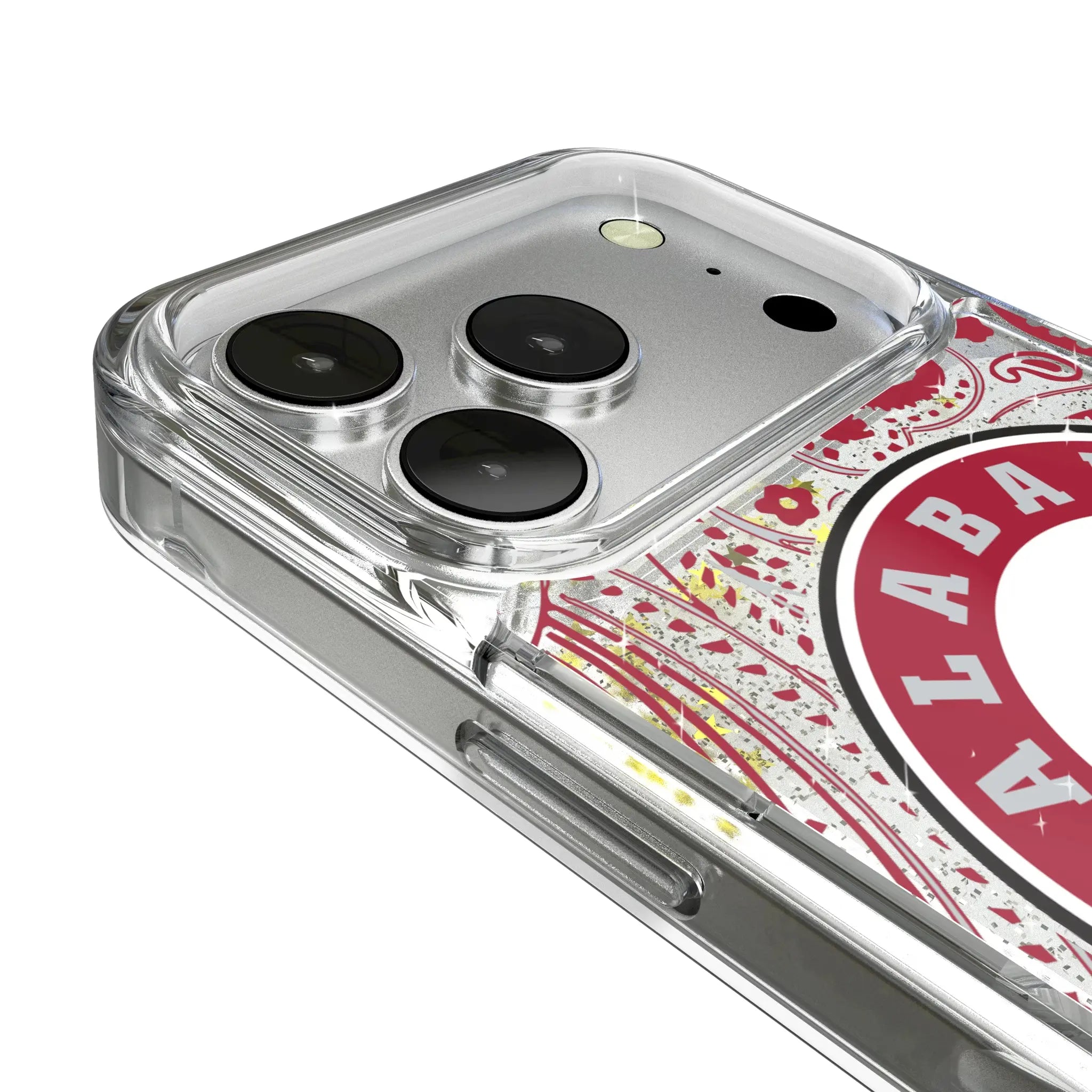 University of Alabama Crimson Tide Paisley Glitter Phone Case