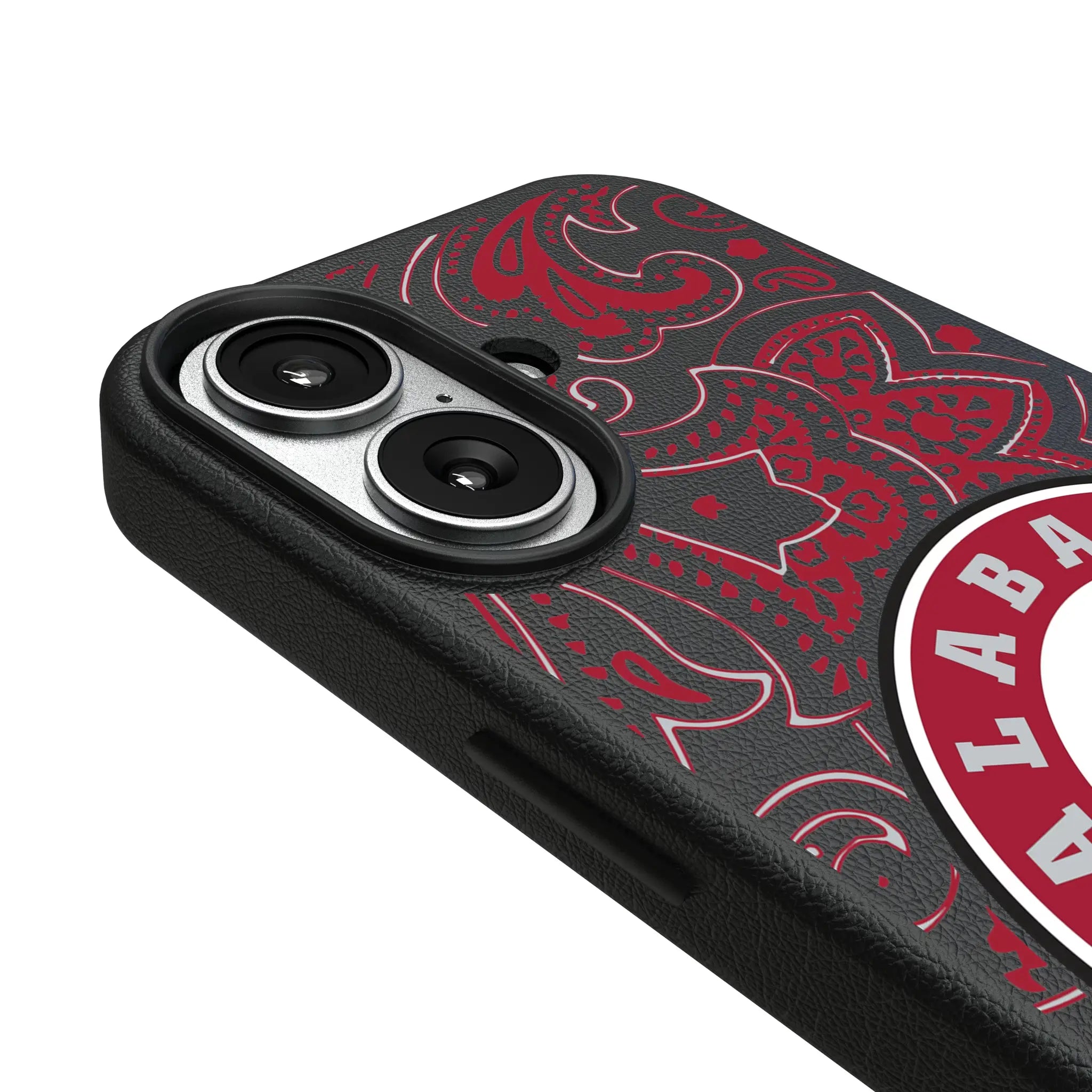 University of Alabama Crimson Tide Paisley MagSafe Compatible Phone Case for Apple iPhone