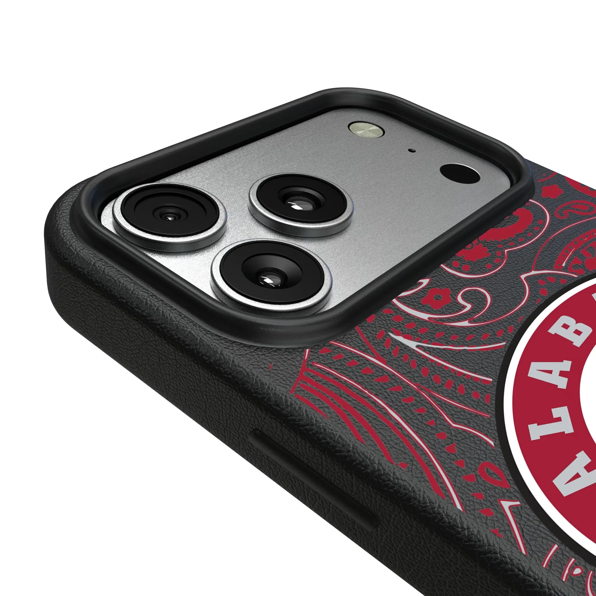 University of Alabama Crimson Tide Paisley MagSafe Compatible Phone Case for Apple iPhone