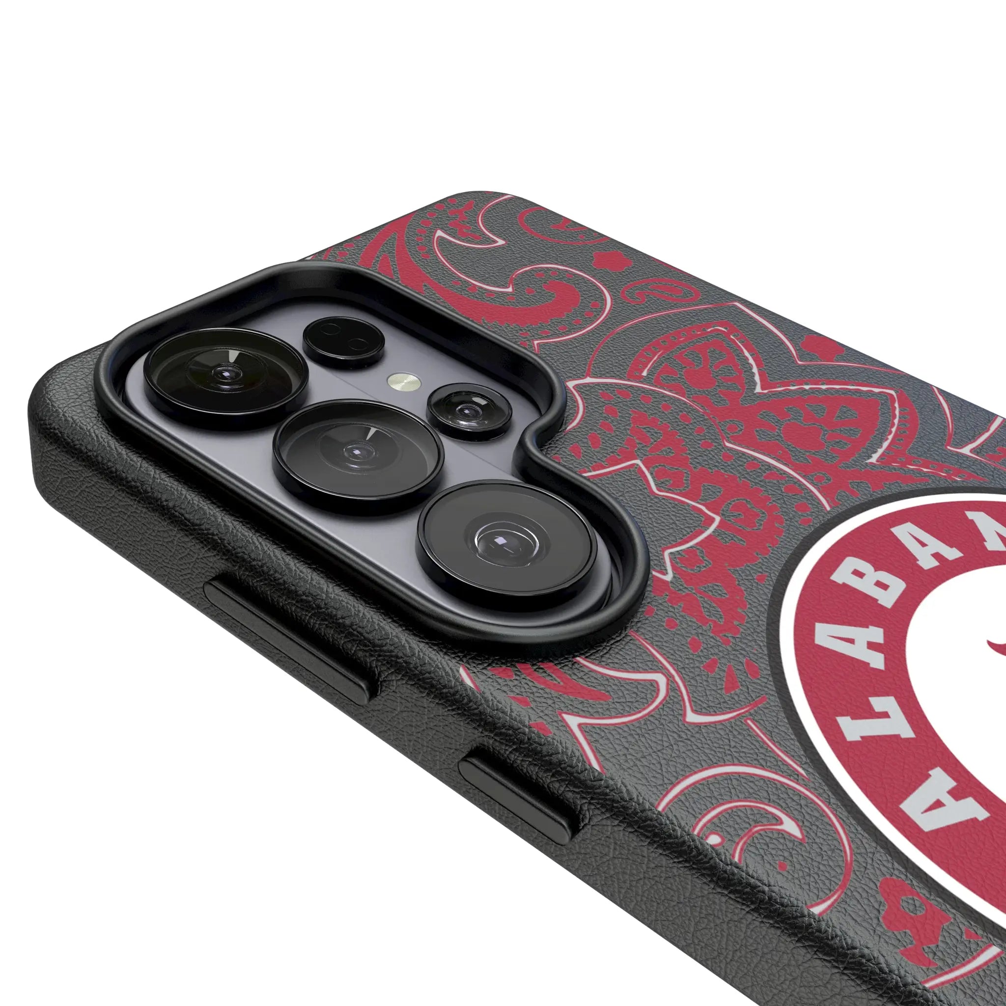 University of Alabama Crimson Tide Paisley MagSafe Compatible Phone Case for Samsung Galaxy