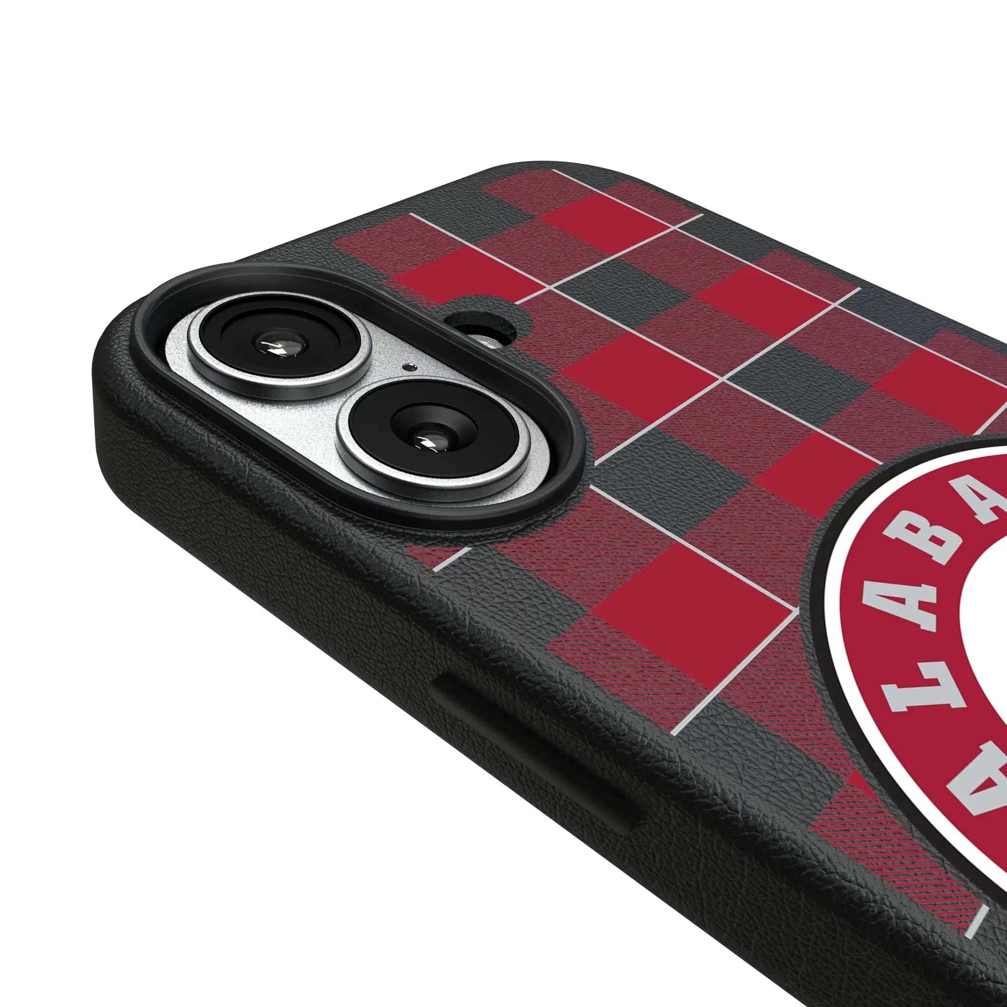 University of Alabama Crimson Tide Plaid MagSafe Compatible Phone Case for Apple iPhone