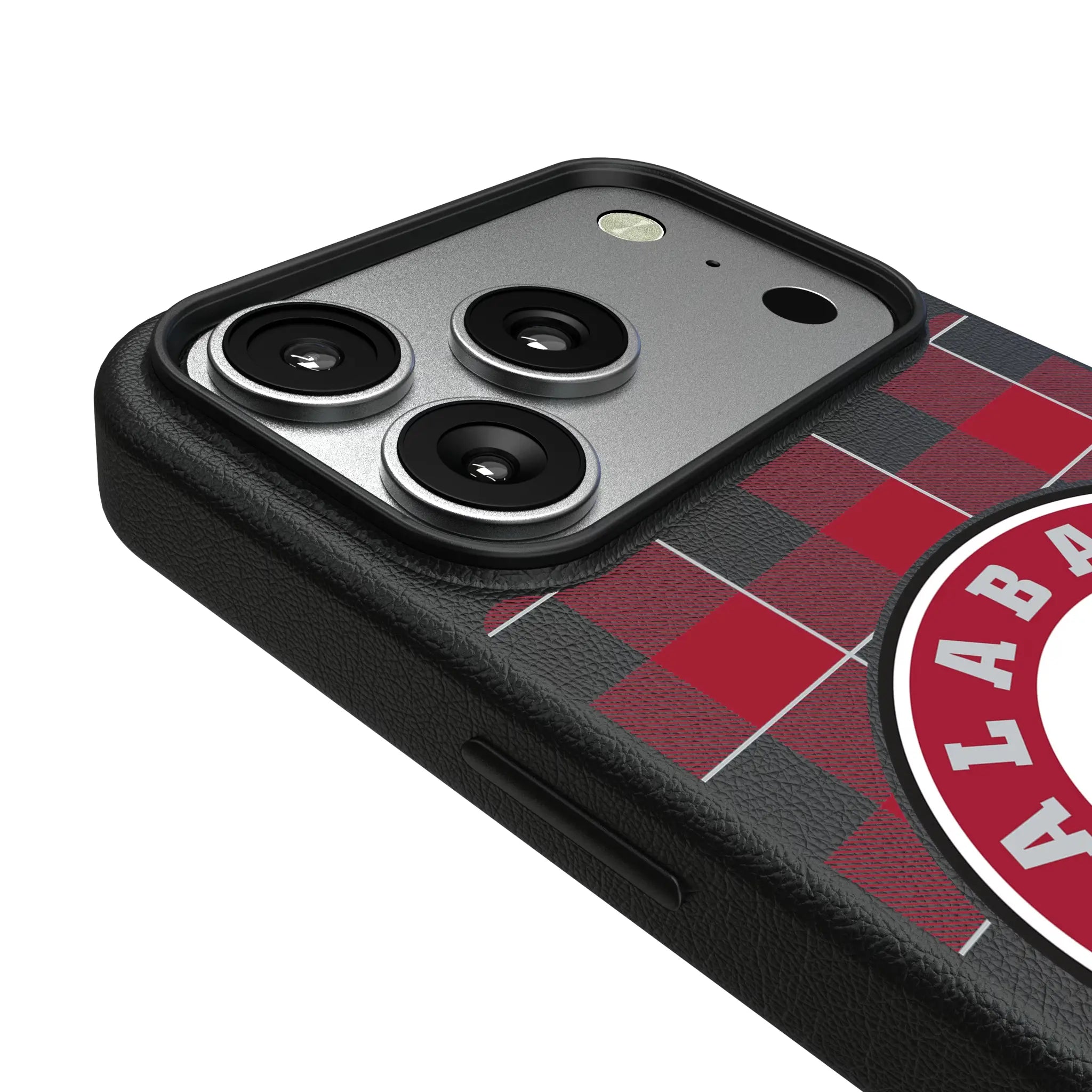 University of Alabama Crimson Tide Plaid MagSafe Compatible Phone Case for Apple iPhone