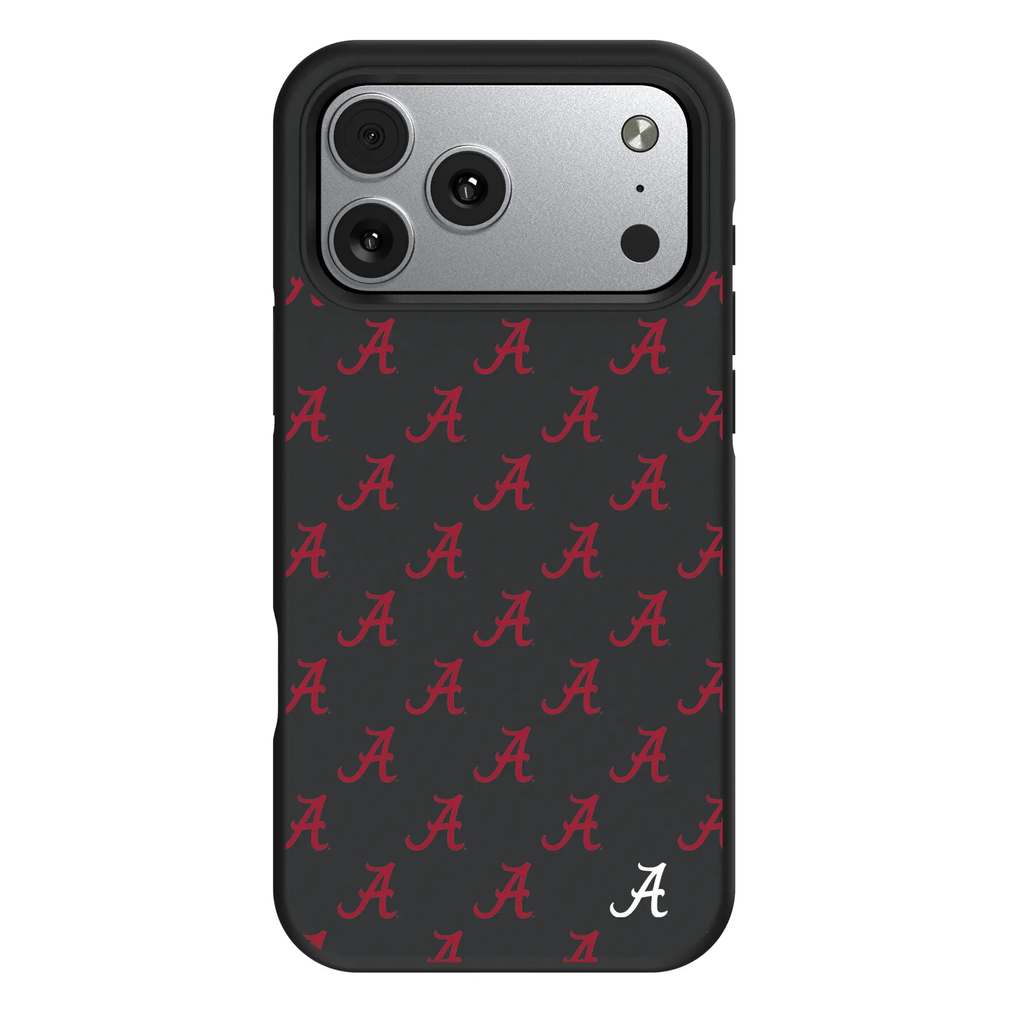 University of Alabama Crimson Tide Script A Fashion Pattern Bump Phone Case for Apple iPhone
