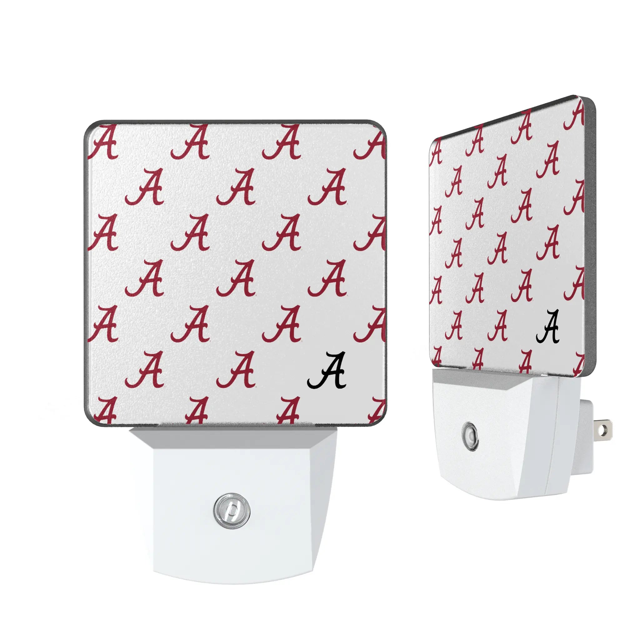 University of Alabama Crimson Tide Script A Fashion Pattern Night Light 2-Pack