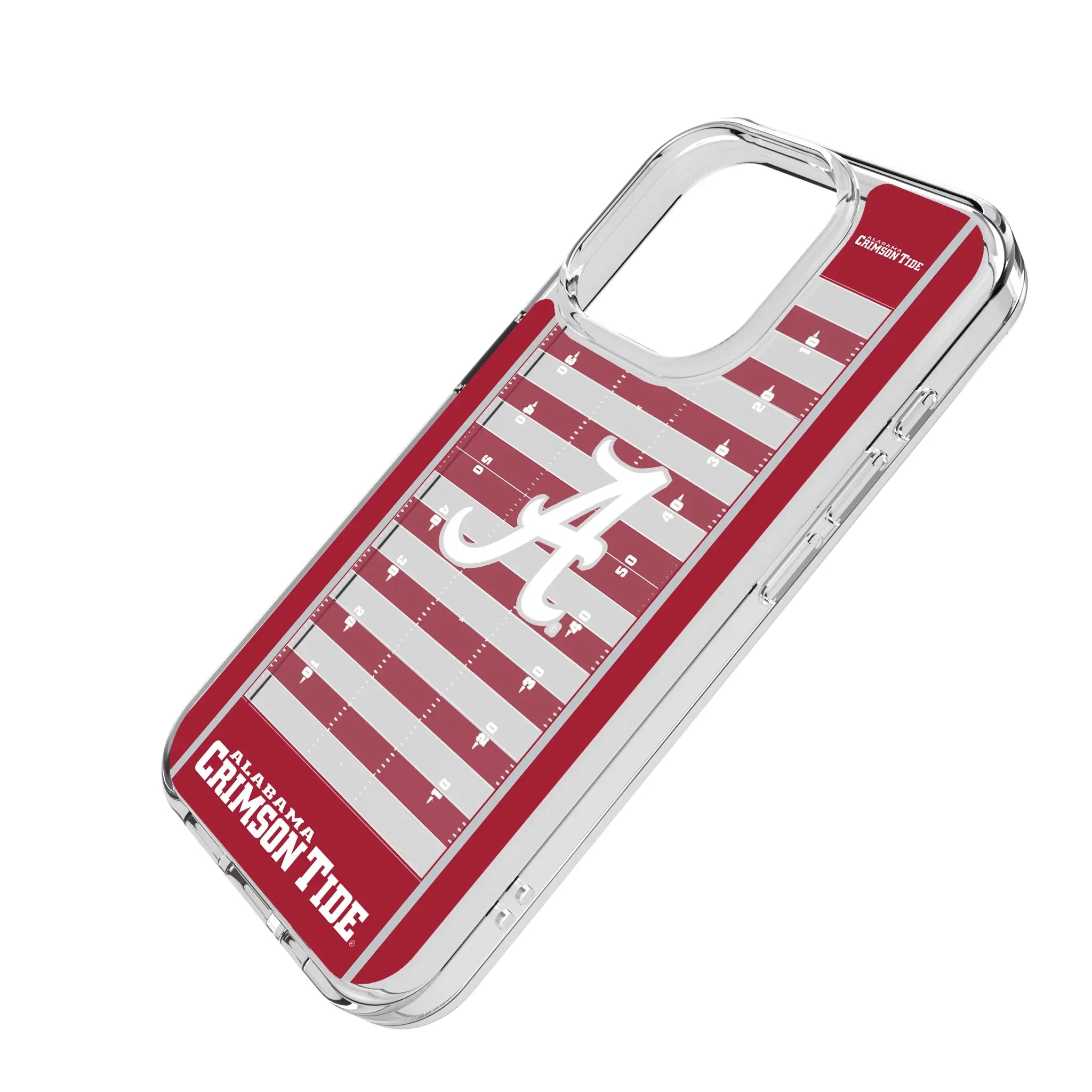 University of Alabama Crimson Tide Script A Field Clear Phone Case for Apple iPhone