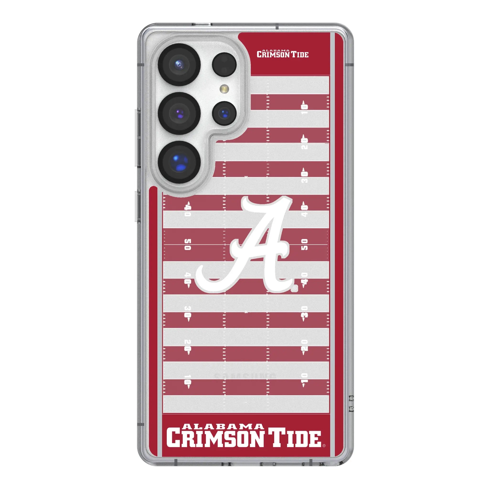 University of Alabama Crimson Tide Script A Field Clear Phone Case for Samsung Galaxy