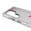 University of Alabama Crimson Tide Script A Linen Clear Phone Case for Samsung Galaxy