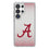 University of Alabama Crimson Tide Script A Linen Clear Phone Case for Samsung Galaxy