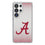 University of Alabama Crimson Tide Script A Linen Clear Phone Case for Samsung Galaxy