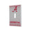 University of Alabama Crimson Tide Script A Linen Hidden-Screw Light Switch Plate