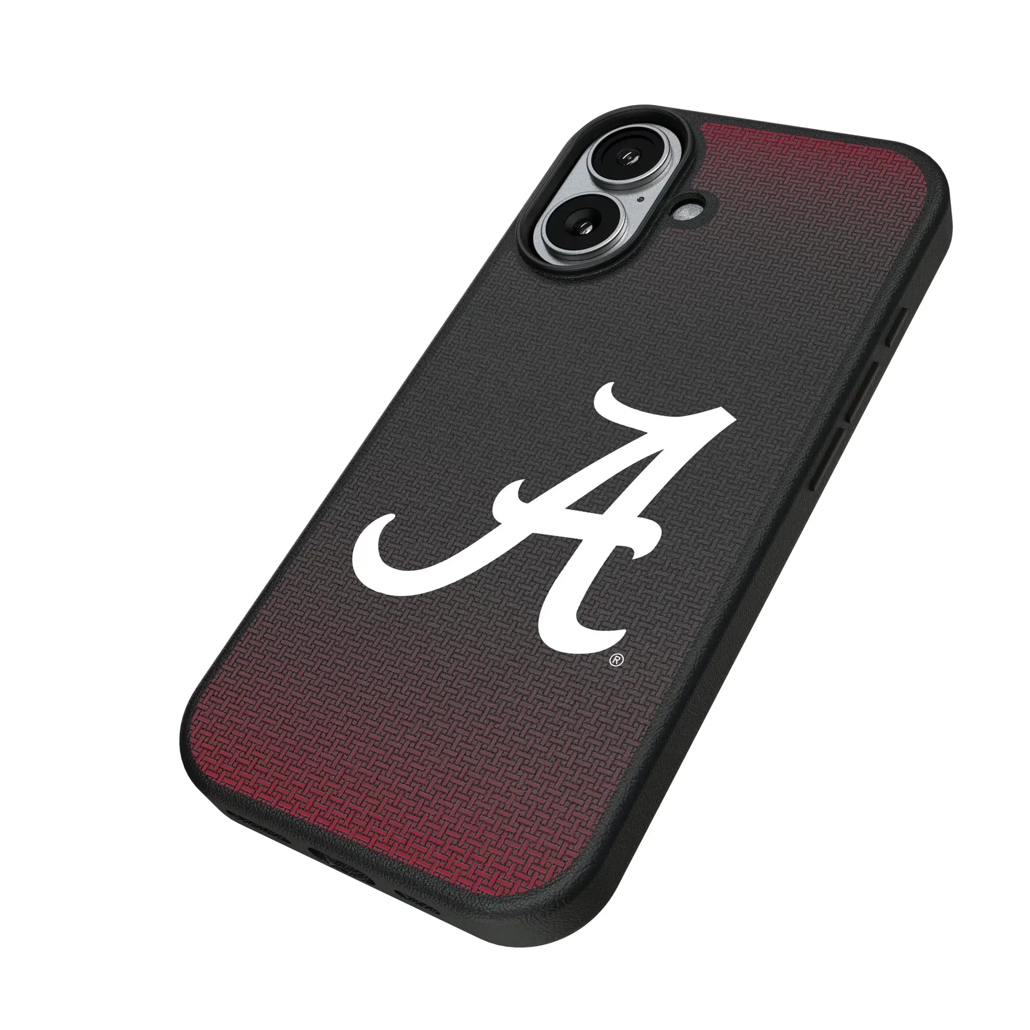University of Alabama Crimson Tide Script A Linen MagSafe Compatible Phone Case for Apple iPhone