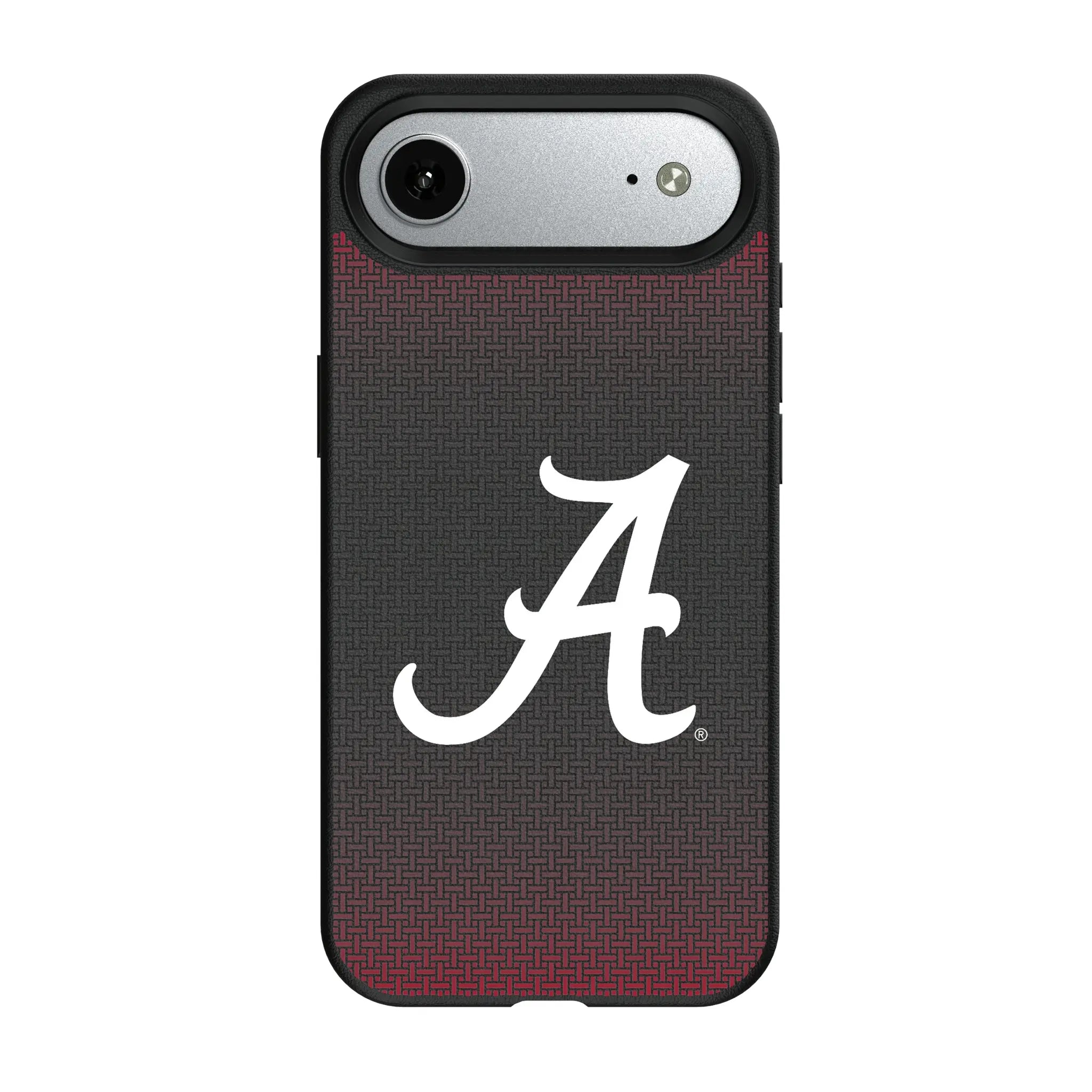University of Alabama Crimson Tide Script A Linen MagSafe Compatible Phone Case for Apple iPhone