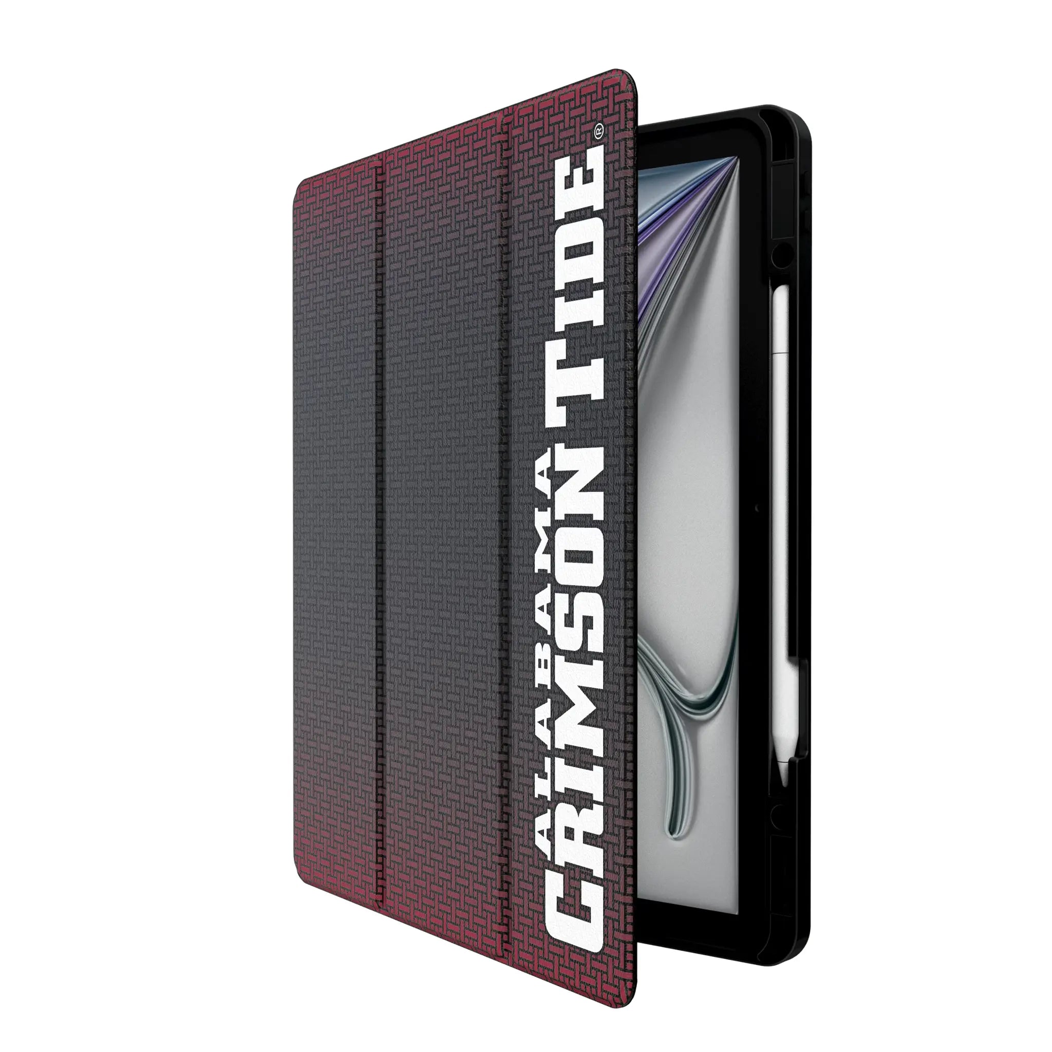 University of Alabama Crimson Tide Script A Linen Tablet Case for Apple iPad