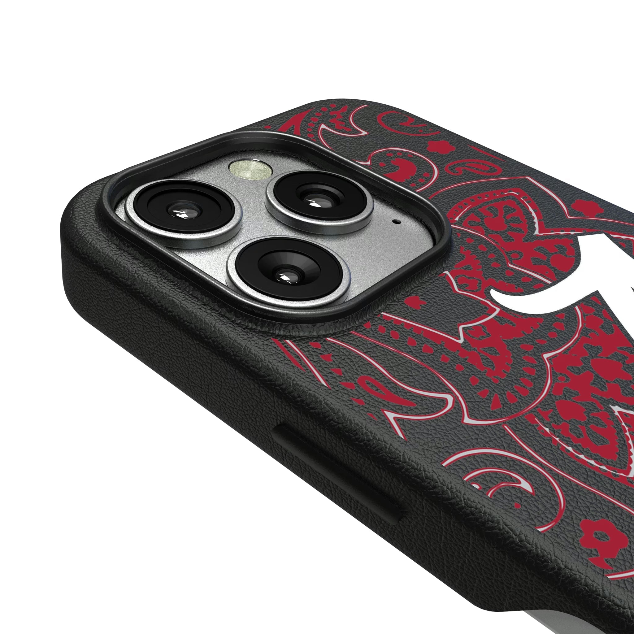University of Alabama Crimson Tide Script A Paisley MagSafe Compatible Phone Case for Apple iPhone - Sports Gifts, Sports Memorabilia, Sports Collectibles, Fan Shop