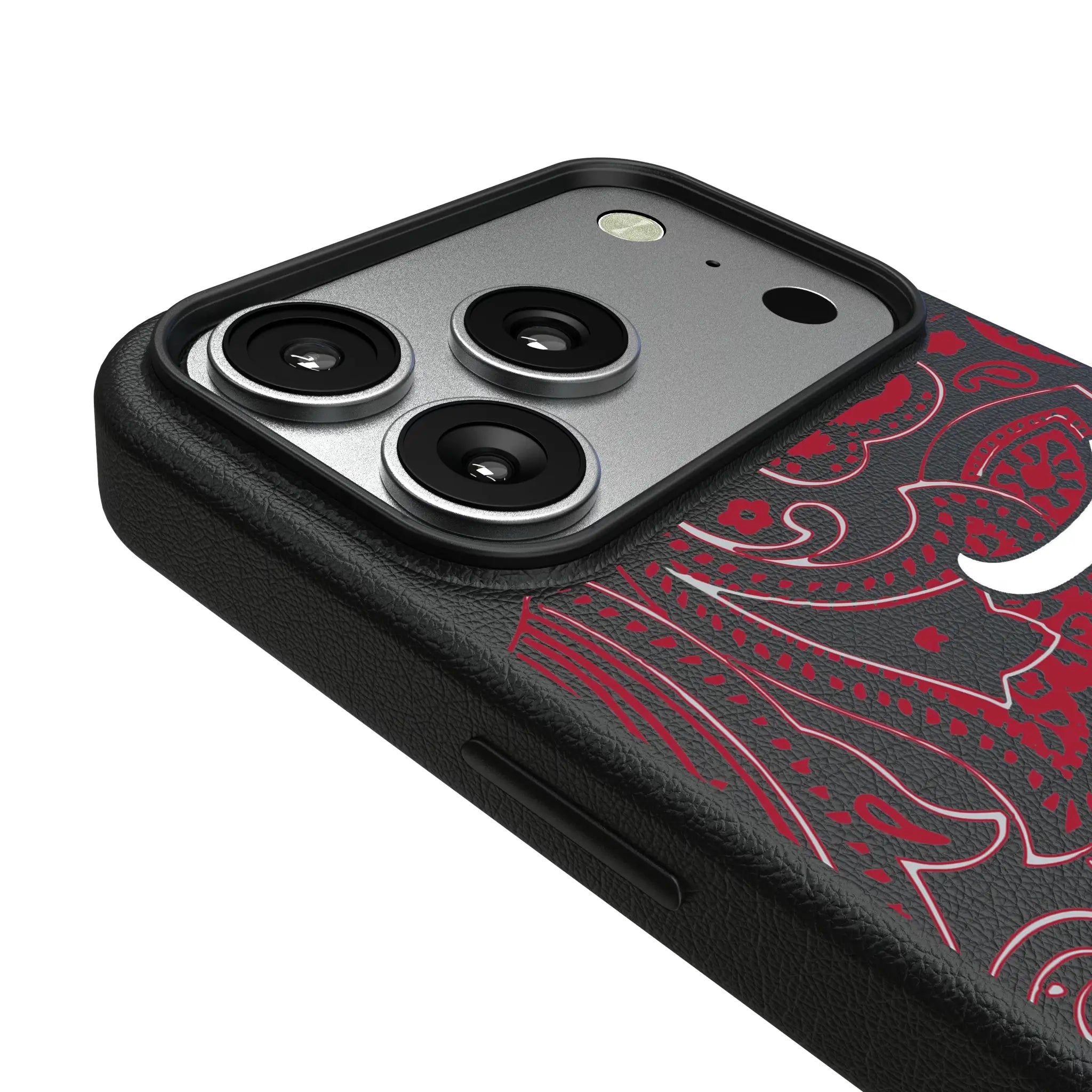 University of Alabama Crimson Tide Script A Paisley MagSafe Compatible Phone Case for Apple iPhone