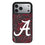University of Alabama Crimson Tide Script A Paisley MagSafe Compatible Phone Case for Apple iPhone