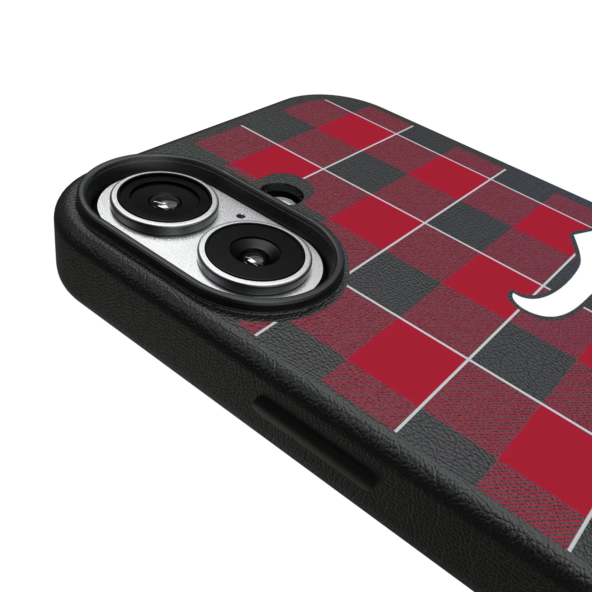 University of Alabama Crimson Tide Script A Plaid MagSafe Compatible Phone Case for Apple iPhone