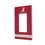 University of Alabama Crimson Tide Script A Stripe Hidden-Screw Light Switch Plate