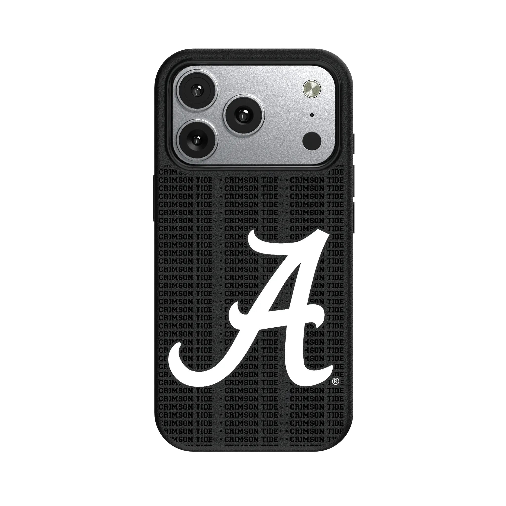 University of Alabama Crimson Tide Script A Text Backdrop MagSafe Compatible Phone Case for Apple iPhone