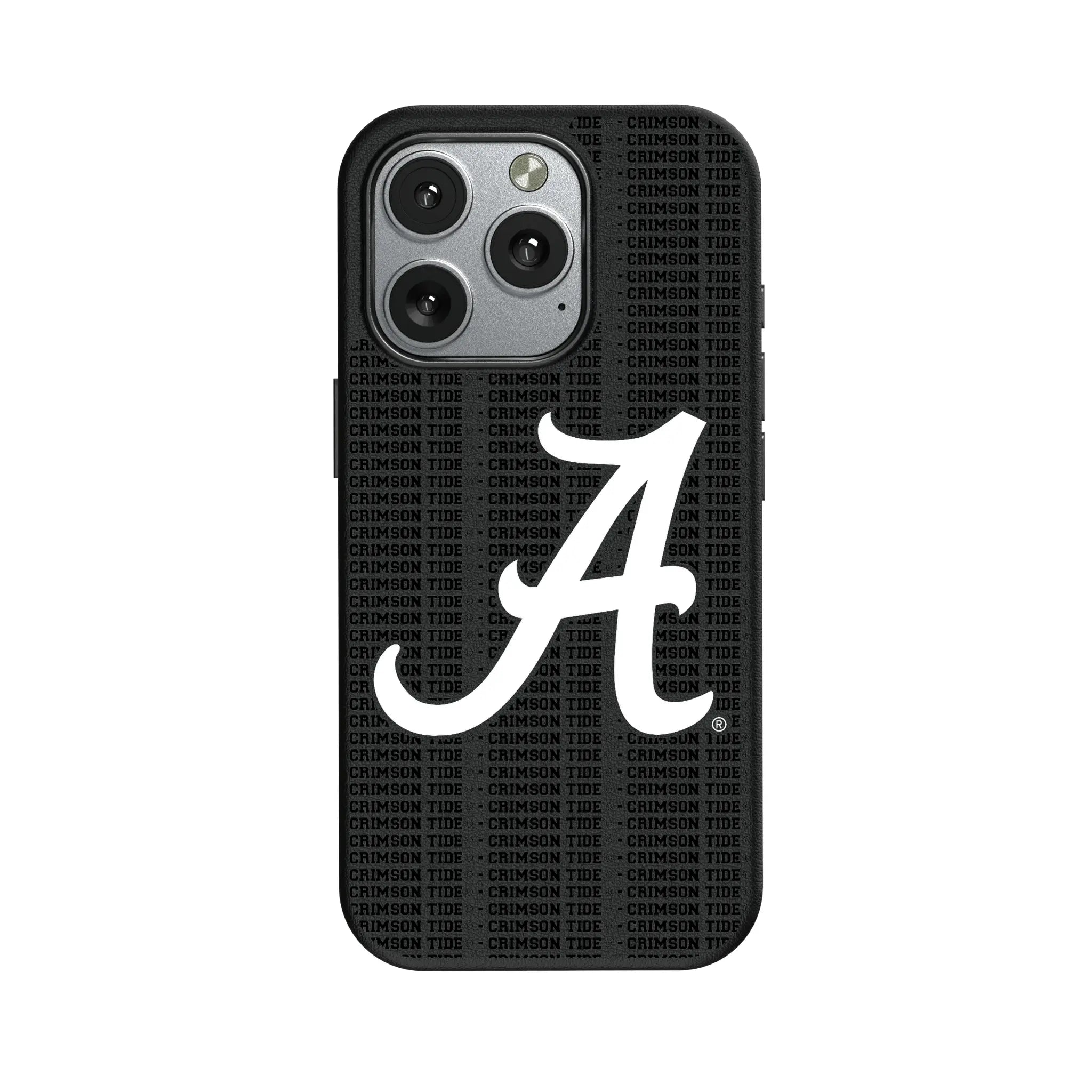 University of Alabama Crimson Tide Script A Text Backdrop MagSafe Compatible Phone Case for Apple iPhone