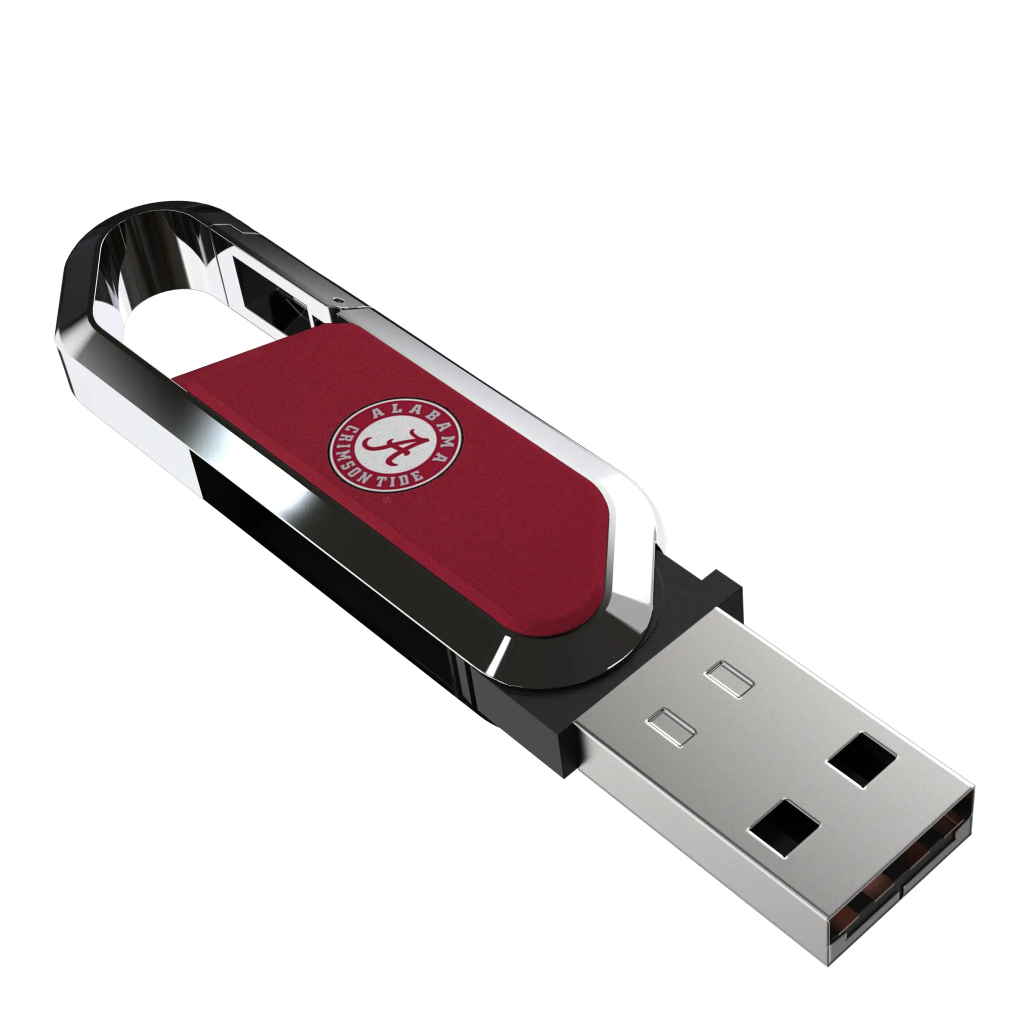 University of Alabama Crimson Tide Solid USB 32GB Clip Style Flash Drive